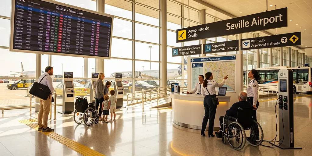 Aeropuerto de Sevilla: los servicios imprescindibles para un viaje sin contratiempos