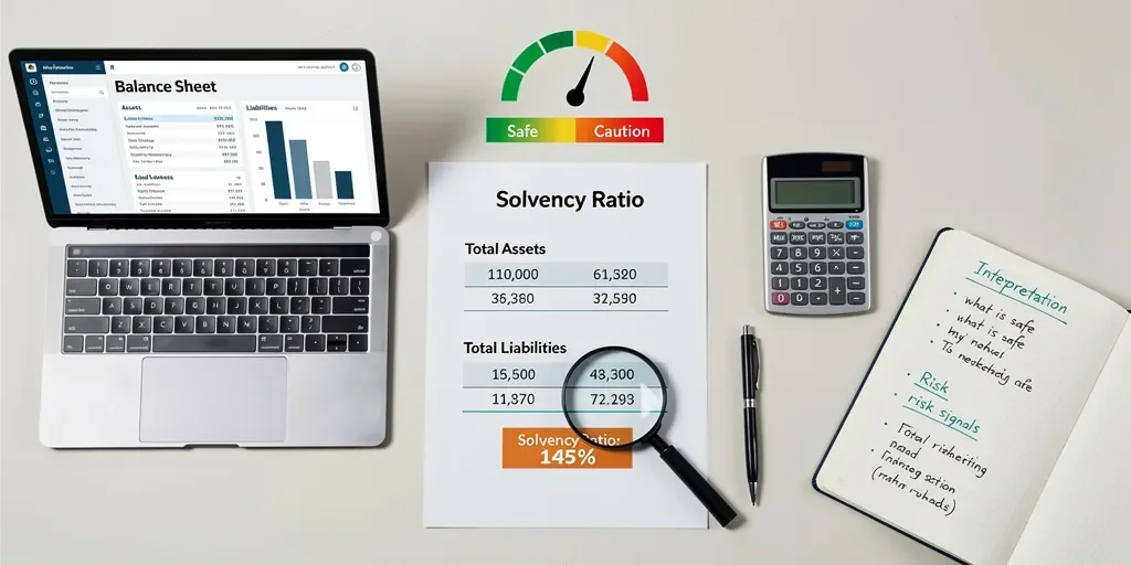 Ratio de solvencia: el cálculo correcto y cómo interpretar su resultado
