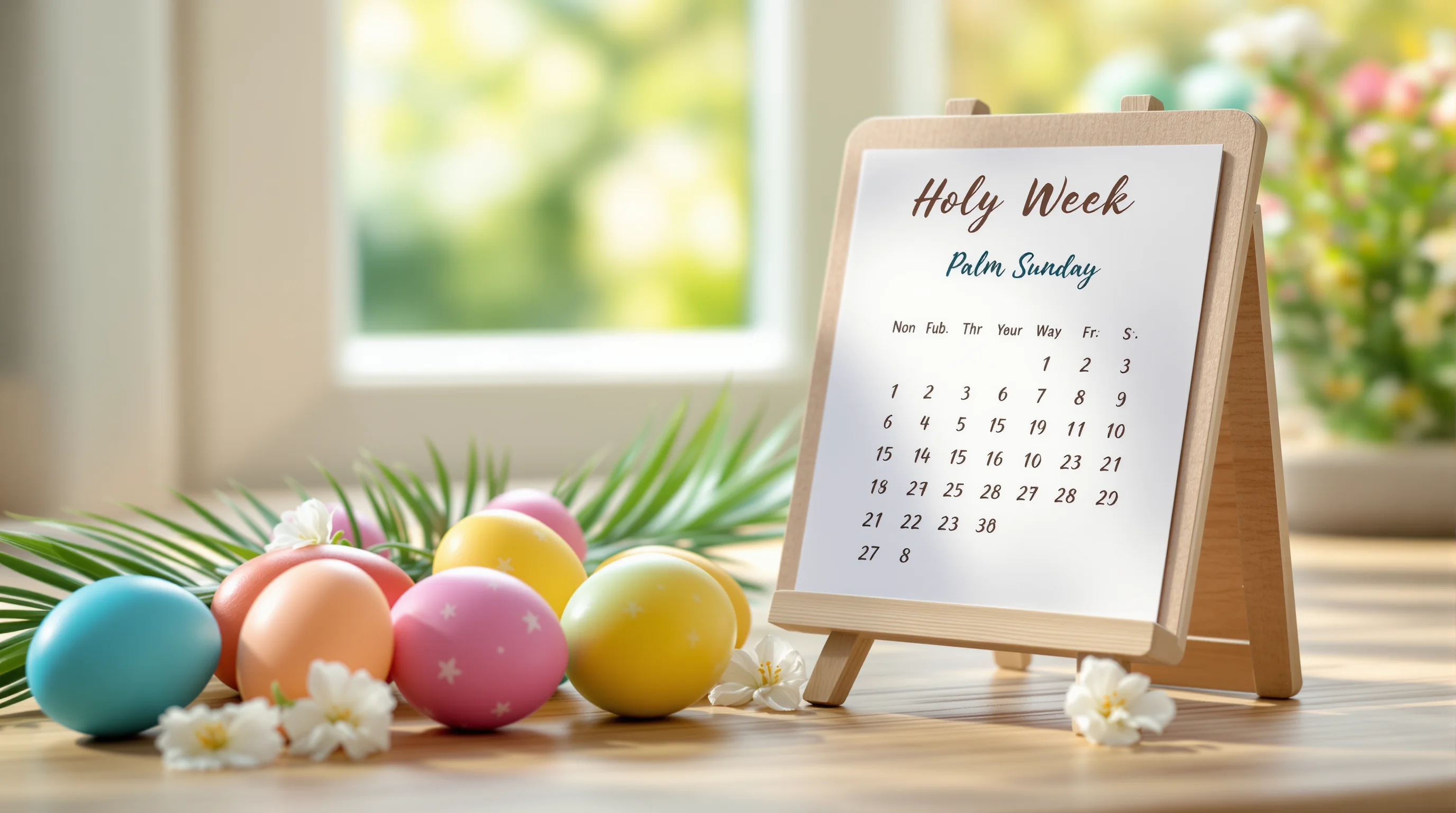 Semana Santa 202el calendario con todas las fechas y festivos